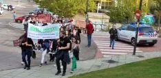 Una imagen de la concentración este miércoles en el Campus./SN