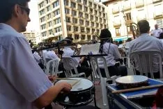 Una imagen del concierto de la Banda este miércoles. / SN