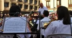 Una imagen del concierto de la Banda este miércoles. / SN
