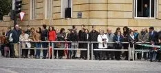 Una imagen del acto solemne este miércoles./SN 