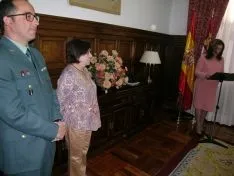 Un momento del acto de homenaje./Subdeleg.