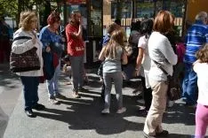 Imagen del desfile de gigantes y cabezudos por las calles de Soria. /SN