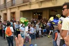 Imagen del desfile de gigantes y cabezudos por las calles de Soria. /SN