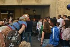 Imagen del desfile de gigantes y cabezudos por las calles de Soria. /SN
