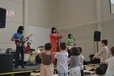 Actividades infantiles durante la primera jornada de San Saturio. /SN