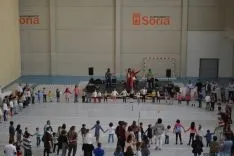 Actividades infantiles durante la primera jornada de San Saturio. /SN