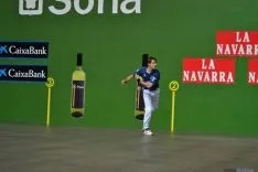 Imagen de la final del trofeo de pelota San Saturio. /SN