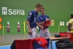 Imagen de la final del trofeo de pelota San Saturio. /SN