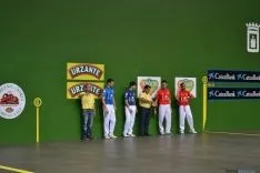 Imagen de la final del trofeo de pelota San Saturio. /SN