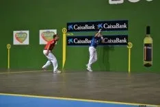 Imagen de la final del trofeo de pelota San Saturio. /SN