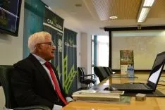 Carlos Martínez y Ruiz Liso durante la presentación. SN