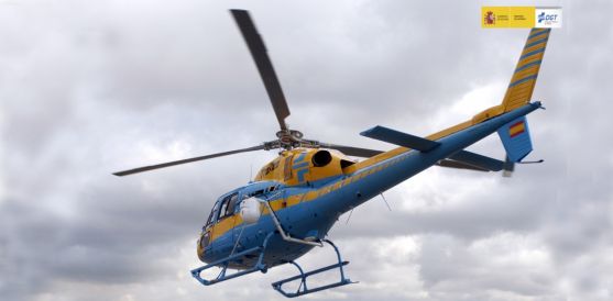El helicóptero Pegasus vigilará carreteras de titularidad autonómica. / DGT