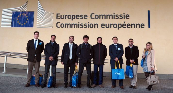 El grupo de emprendedores en su viaje./FOES