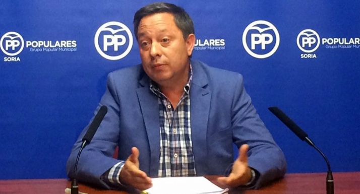 El concejal del Partido Popular en el Ayuntamiento de Soria, Adolfo Sainz.