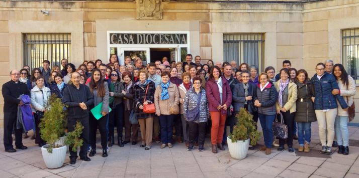 El grupo este sábado. / DOS