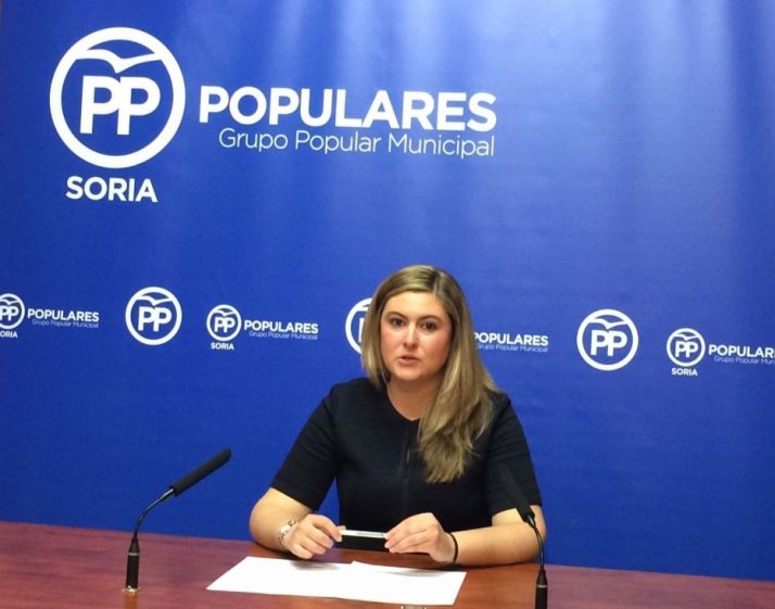 La concejal popular Eva García