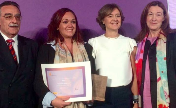 Anselmo García, Victoria Tortosa, Isabel García y Mª José Heredia. / Subdeleg.