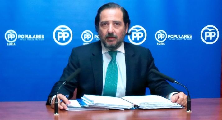 José Manuel Hernando este lunes en rueda informativa. / SN