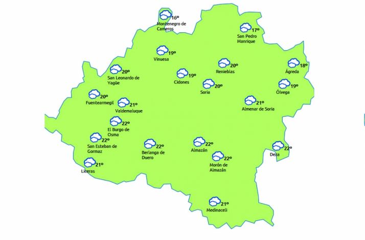 El mapa para este martes 11./eltiempo.es