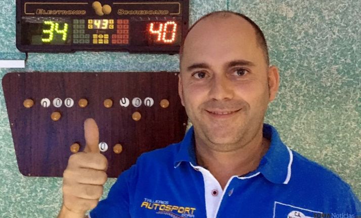 Morales delante del marcador final.