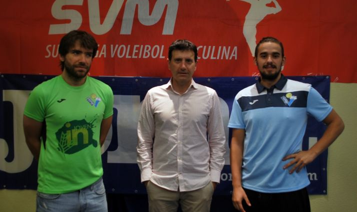 Terés, (izda.), Romera y Ruiz este martes./SN