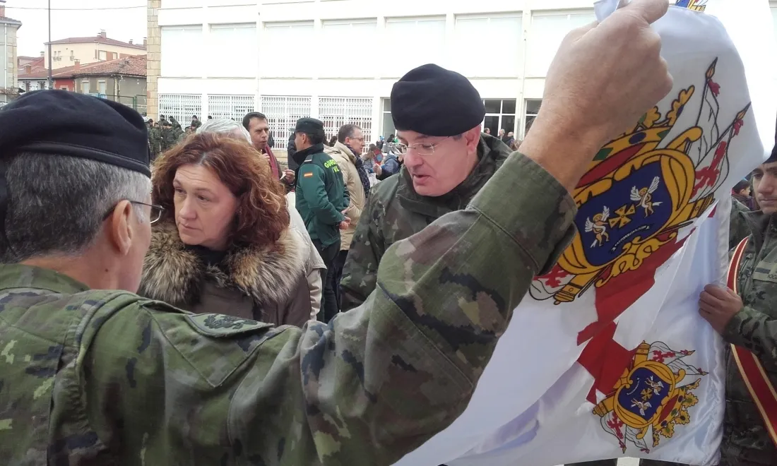 El acto central en el colegio de Navaleno./Subdelg.