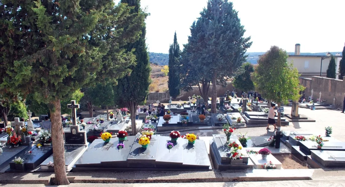 Una imagen del cementerio este martes 1. / SN