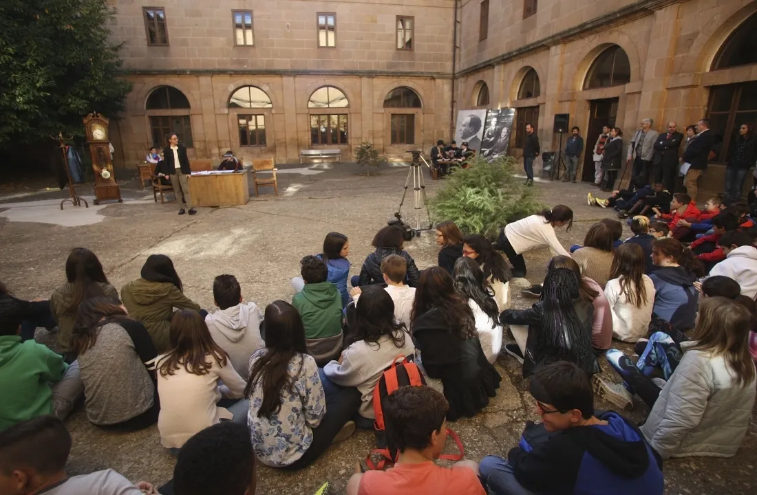 Una imagen de la jornada de aniversario este miércoles. / SN