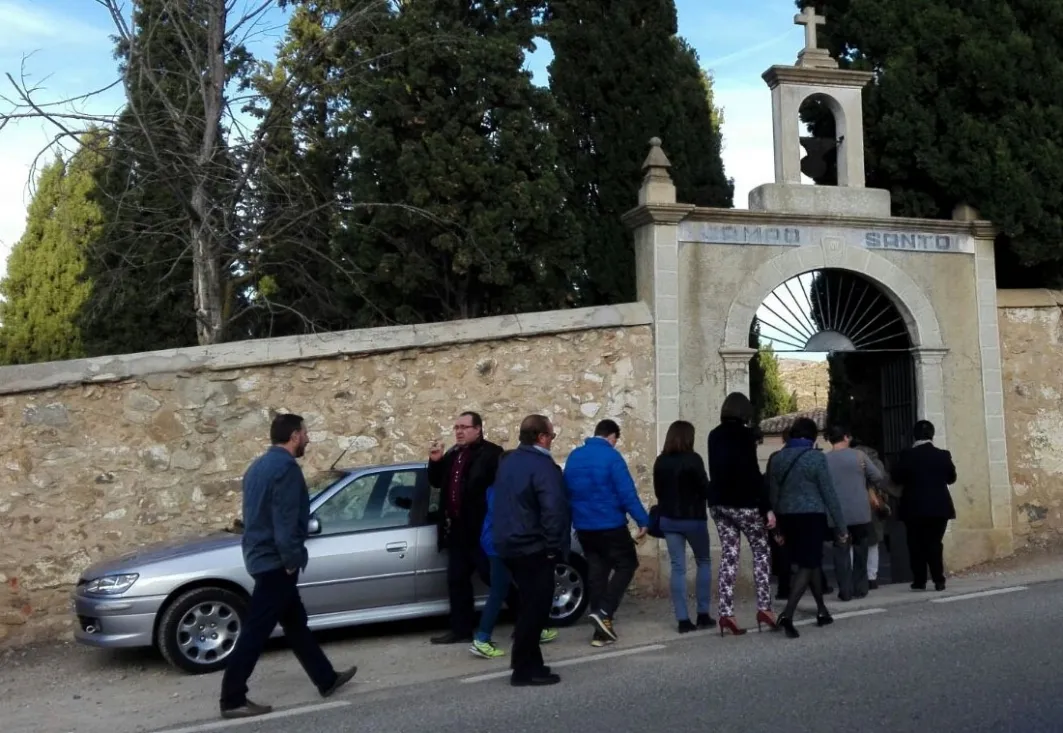 El camposanto de Ágreda este martes./SN