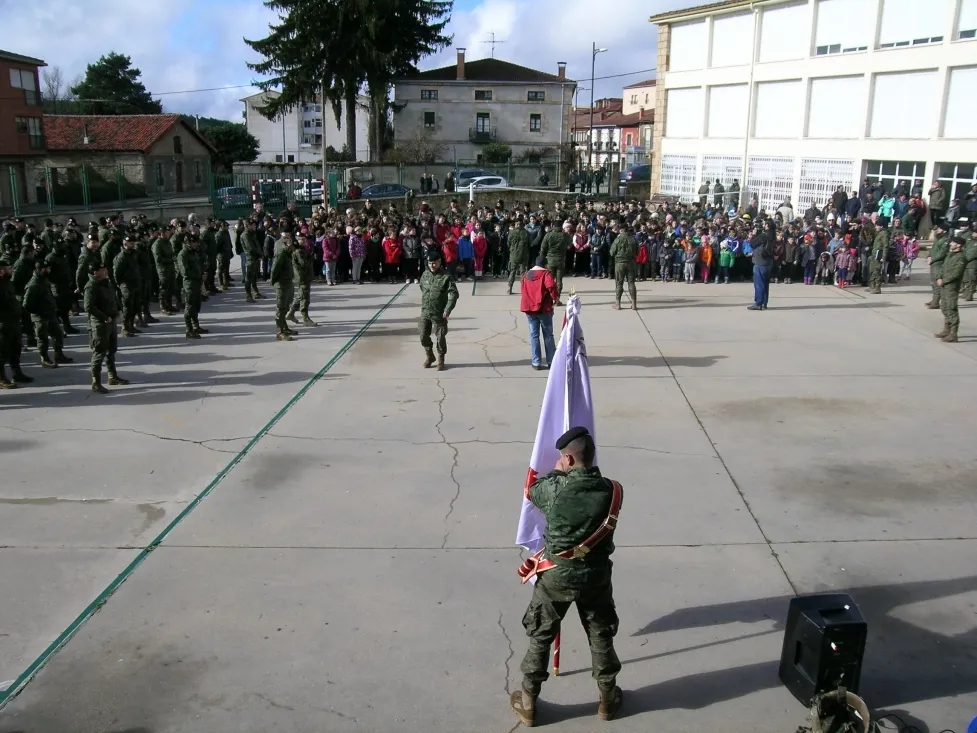 El acto central en el colegio de Navaleno./Subdelg.