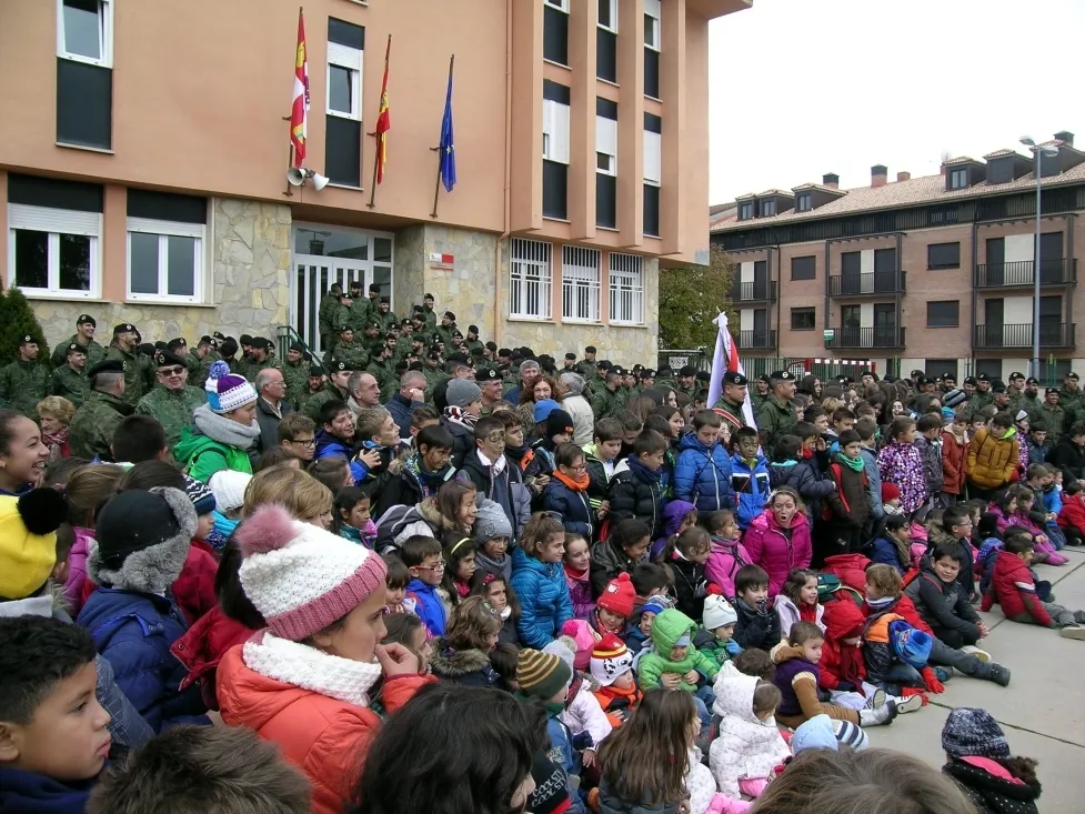 El acto central en el colegio de Navaleno./Subdelg.