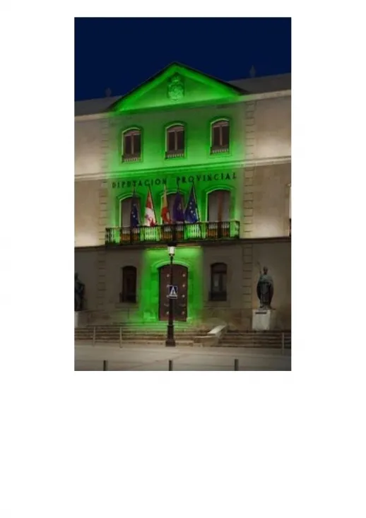 Palacio Provincial iluminado