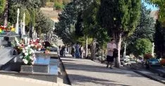 Una imagen del cementerio este martes 1. / SN