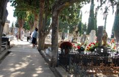Una imagen del cementerio este martes 1. / SN