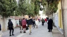 El camposanto de Ágreda este martes./SN