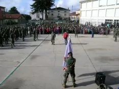 El acto central en el colegio de Navaleno./Subdelg.