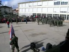 El acto central en el colegio de Navaleno./Subdelg.