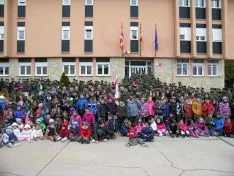 El acto central en el colegio de Navaleno./Subdelg.