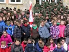 El acto central en el colegio de Navaleno./Subdelg.