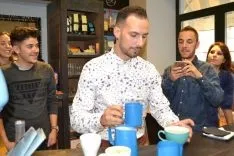 Héctor Hernández y Javier Carrión en Enjoy Coffee