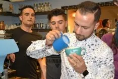 Héctor Hernández y Javier Carrión en Enjoy Coffee