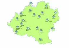 Precipitaciones y frío este miércoles./eltiempo.es