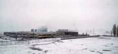 Una zona del polígono industrial de Ólvega esta mañana de miércoles. / SN