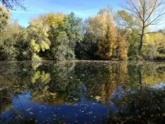 Las orillas del río a su paso por la capital. SN
