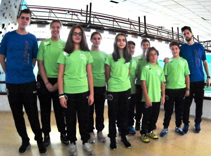 Jugadores del Bádminton Valonsadero./CVB