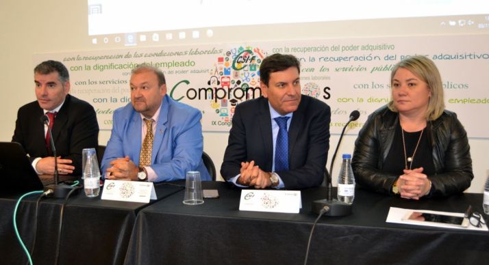 Castro (izda.), Hernando, Fdez. Carriedo y Ortega.