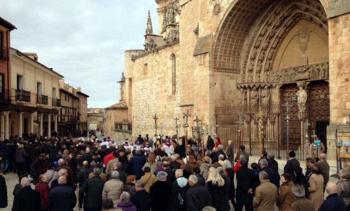 Una peregrinación jubilar en El Burgo. /SN