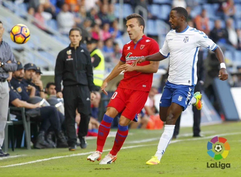 Una de las jugadas del partido. LFP
