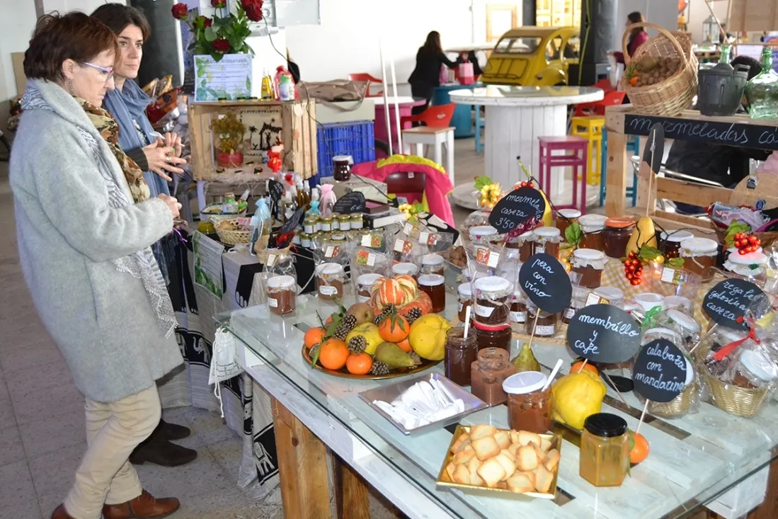 Mercado de Navidad de El Hueco. /SN