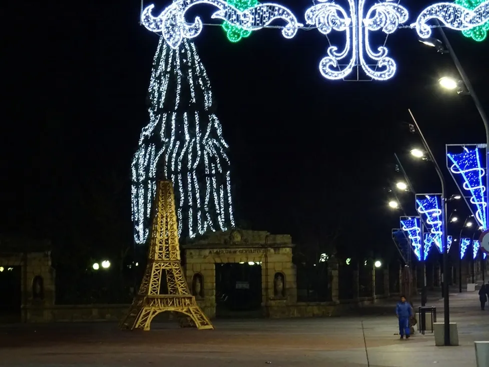 Las luces de Navidad en la capital. SN